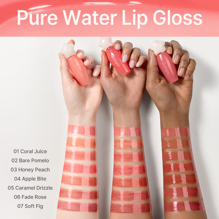 [6colors] dasique Pure Water Lip Gloss 0.49 oz.(4g) - Image 9 of 12