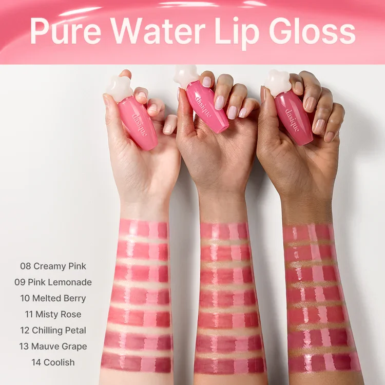 [6colors] dasique Pure Water Lip Gloss 0.49 oz.(4g) detail 5