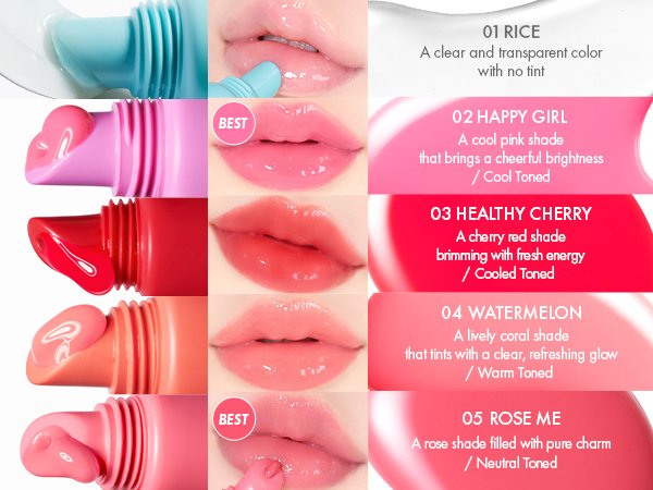 [10colors] AMUSE Tint Balm Keyring 0.21 oz.(6g) detail 3