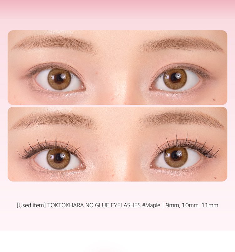 [11types] CORINGCO Toktokhara No Glue Eyelash detail 11