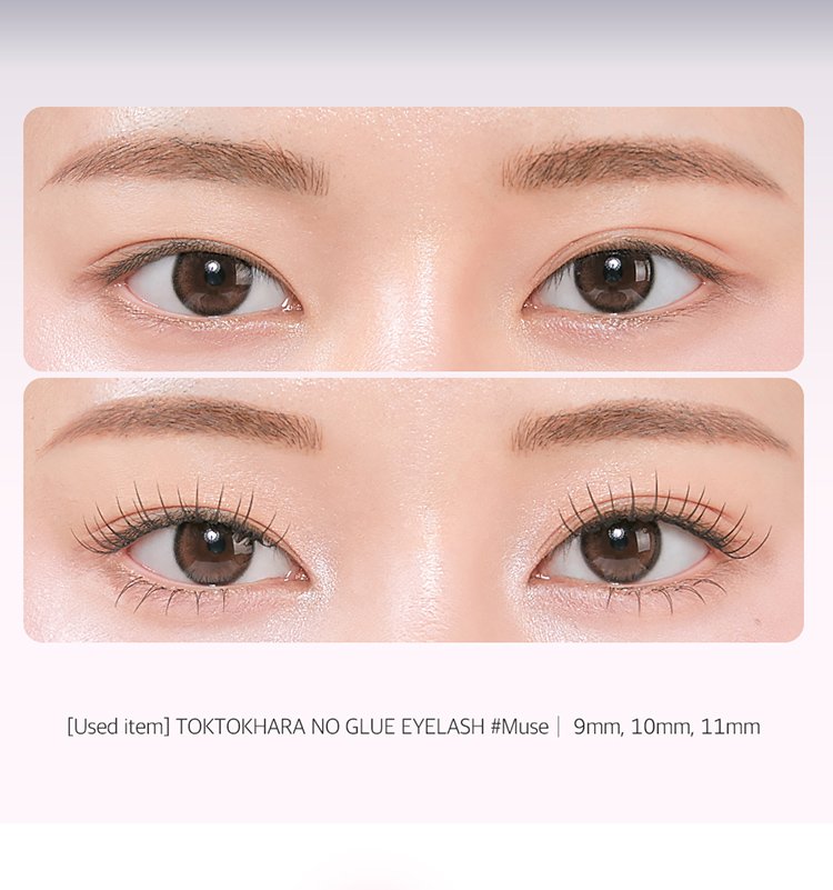 [11types] CORINGCO Toktokhara No Glue Eyelash detail 13