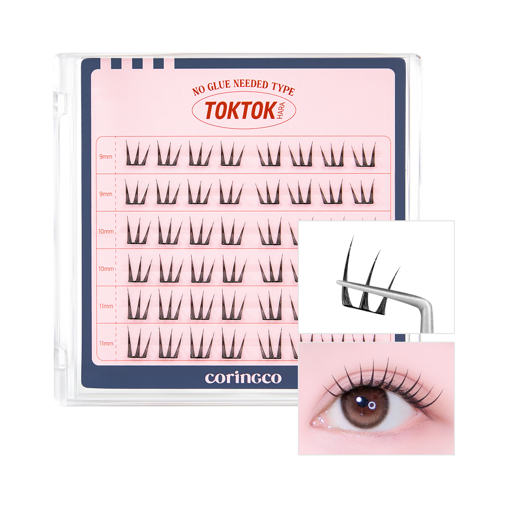[11types] CORINGCO Toktokhara No Glue Eyelash - Image 2 of 11