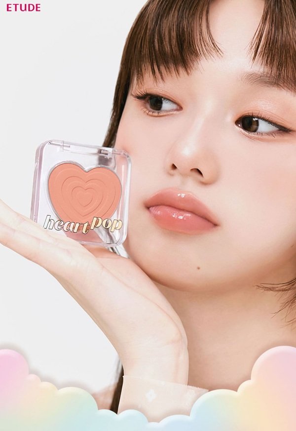 [6colors] ETUDE Heart Pop Blusher 0.14 oz.(4g) detail 1
