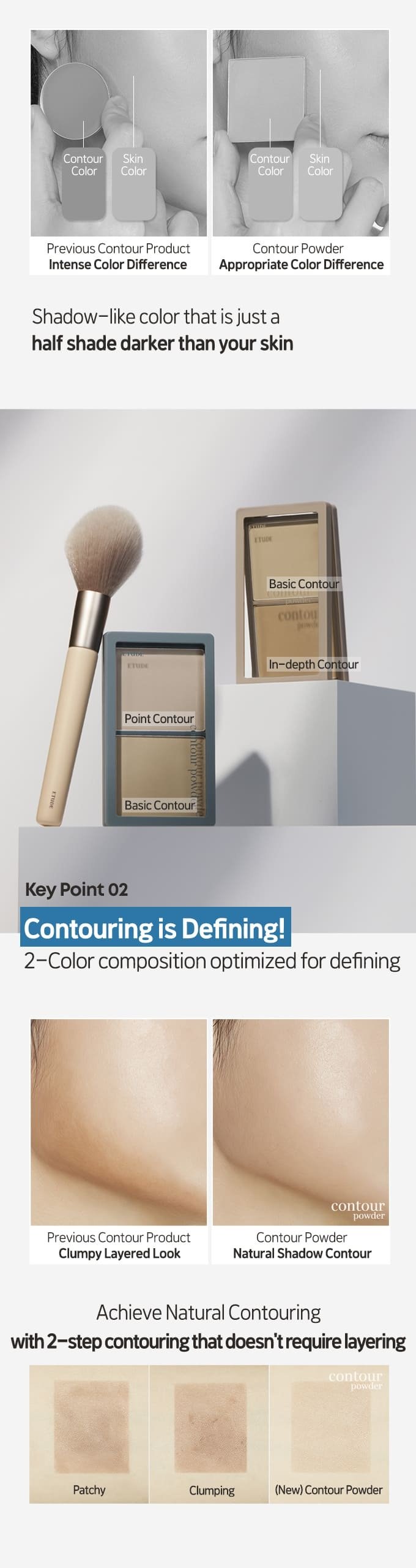 [2colors] ETUDE Contour Powder 0.35 oz.(10g) detail 5