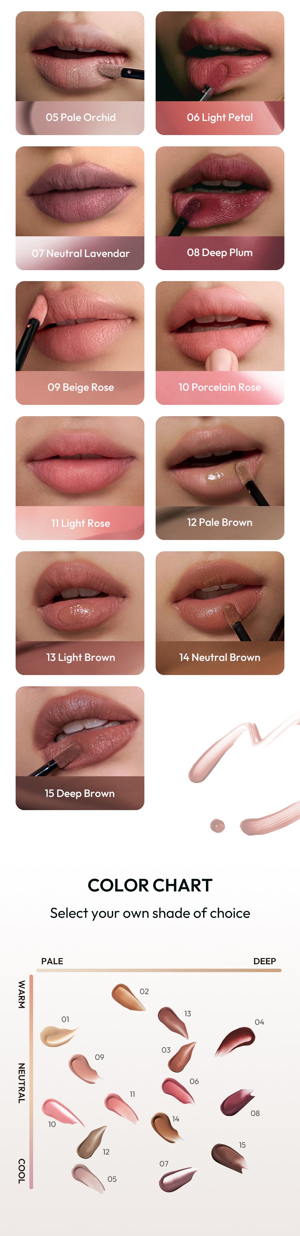 [15colors] JAVIN DE SEOUL Wink Lip Shade Primer 0.17 oz.(5g) detail 2