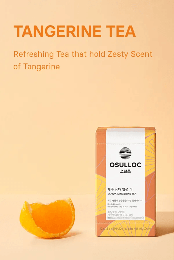 OSULLOC Samda Tangerine Tea 0.07 oz.(2g) x 20ea detail 1