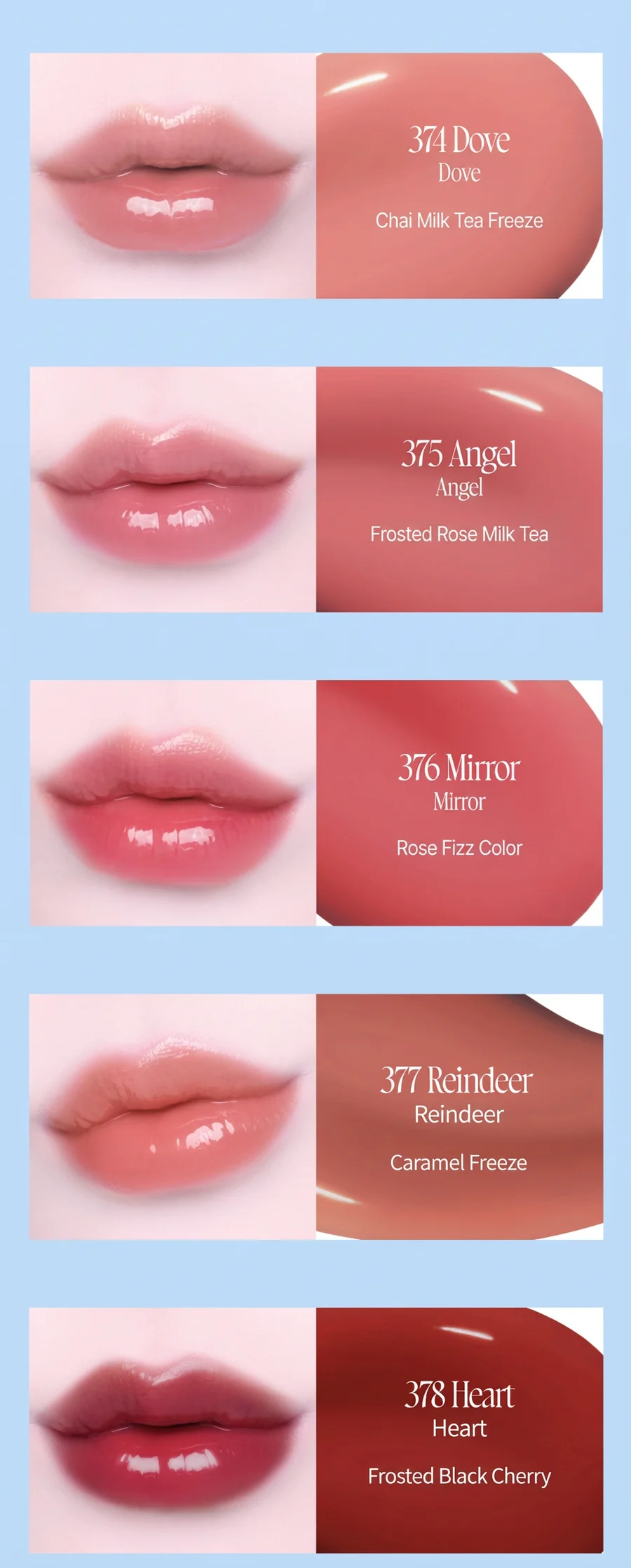 [12colors] Dinto (snedronningen Collection) Frozen Lip Jelly 0.33 fl. oz.(10ml) detail 11