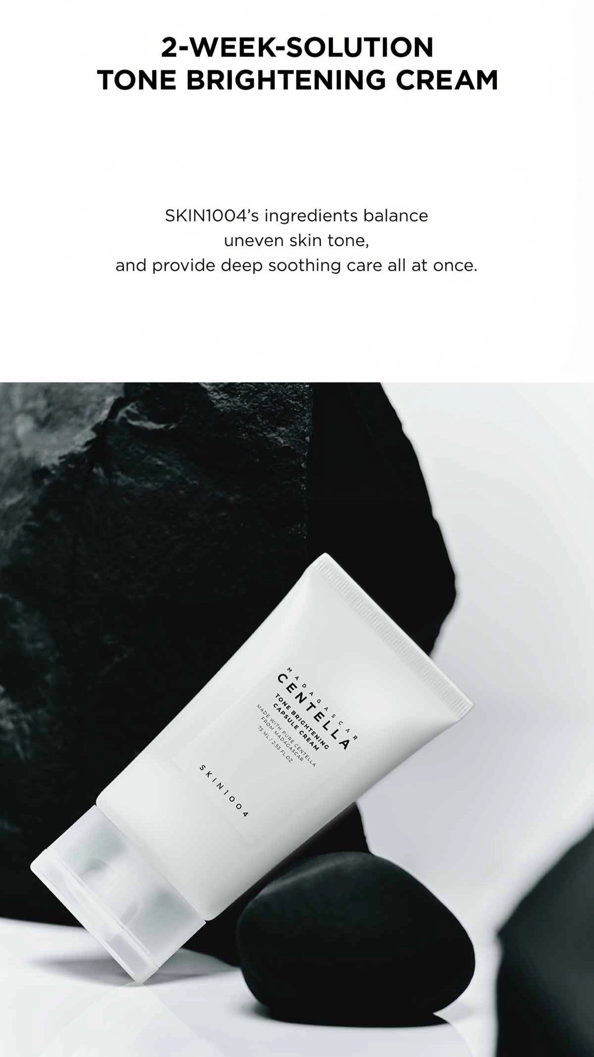 SKIN1004 Madagascar Centella Tone Brightening Capsule Cream 2.53 fl. oz.(75ml) detail 2