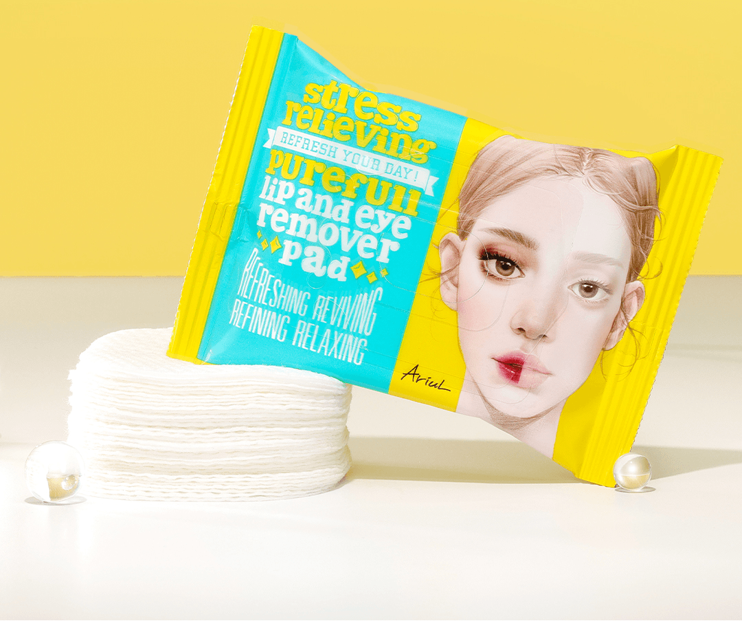 Ariul Stress Relieving Purefull Lip And Eye Remover Pad 30ea 1.16 fl. oz.(55g) detail 1