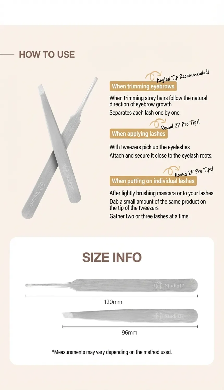 Studio17 Makeup Tweezer Duo 1.41 oz.(40g) detail 4