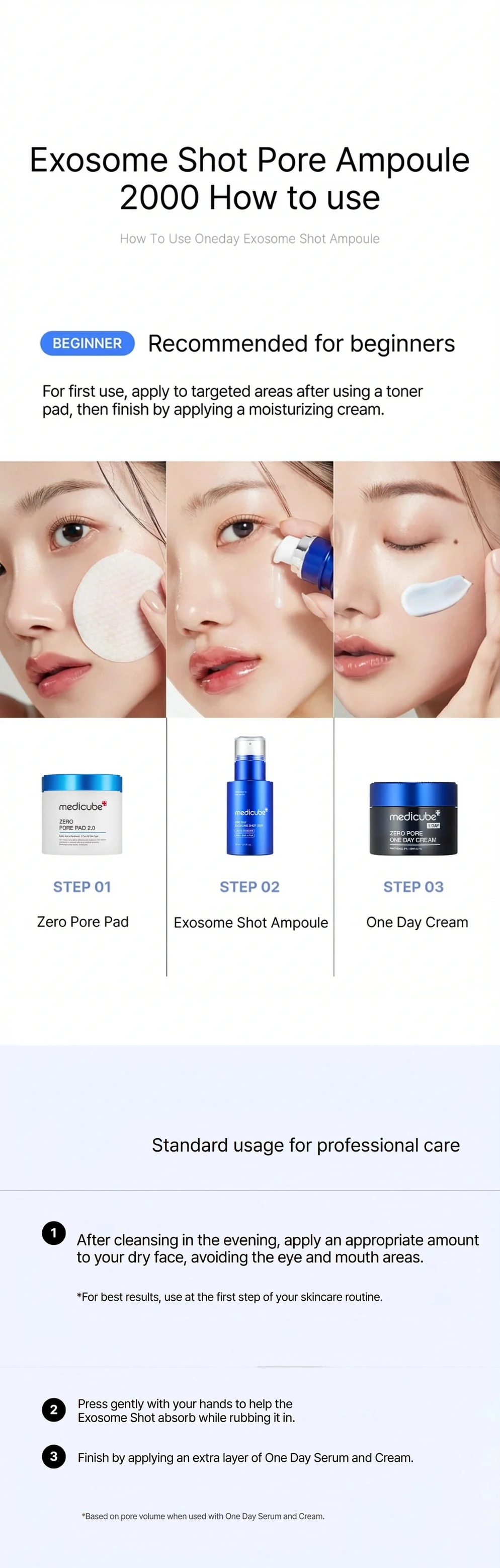 medicube Zero One Day Exosome Shot Pore Serum 2000 1.01 fl. oz.(30ml) detail 5