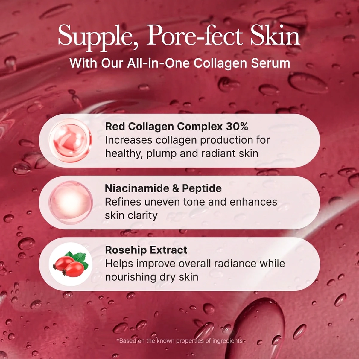 Arencia Red Smoothie Serum 30 1.76 oz.(50g) - Image 5 of 7