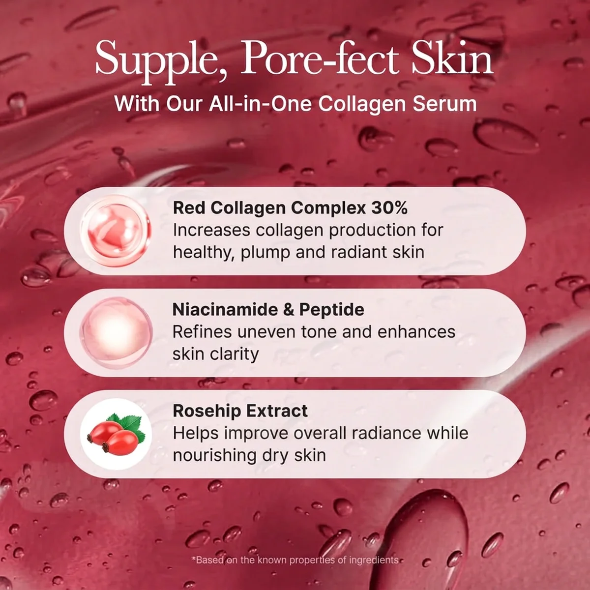 Arencia Red Smoothie Serum 30 1.76 oz.(50g) detail 4