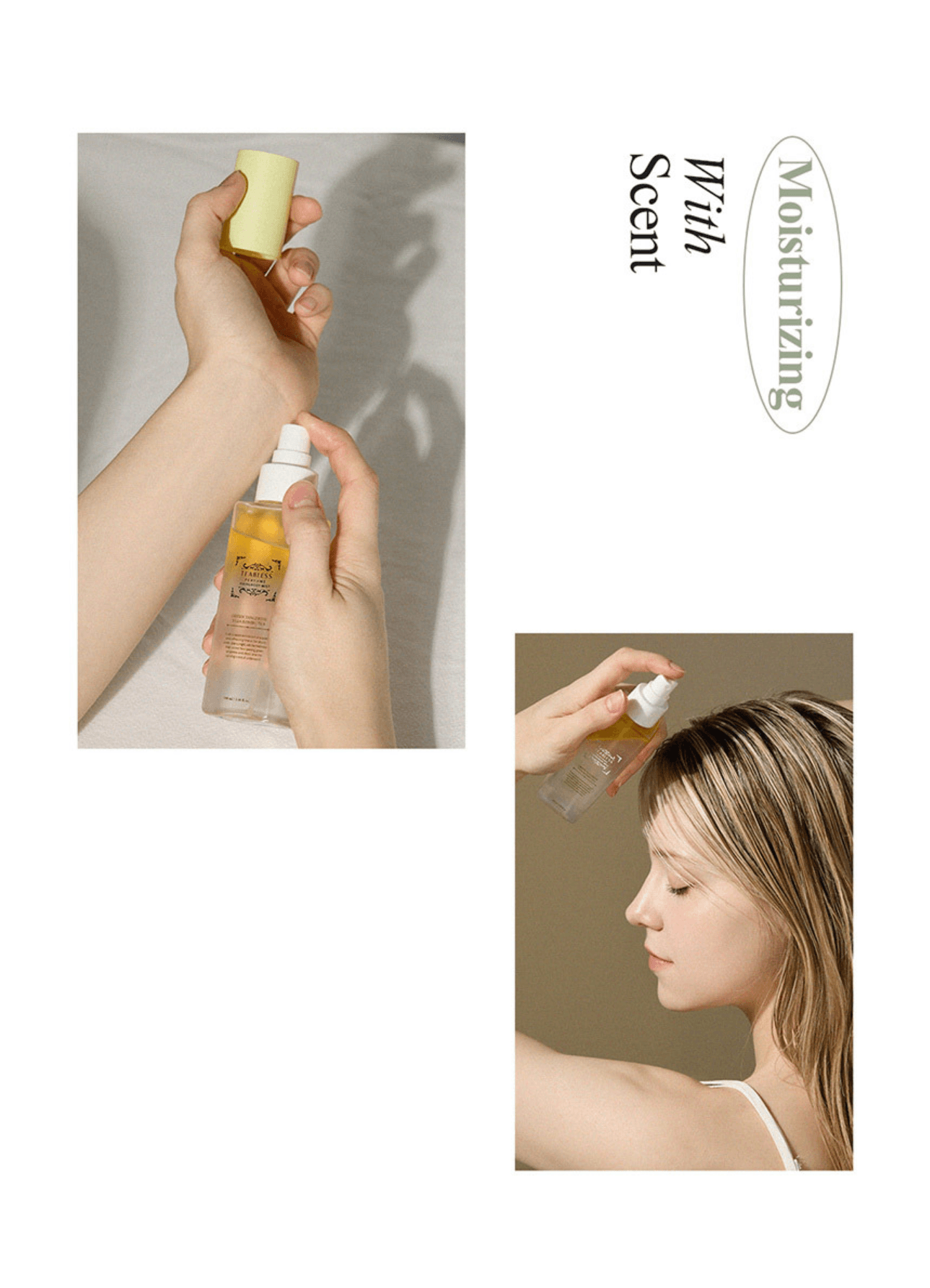 Teabless Green Tangerine Yuja Kombu Tea Perfume Hair&body Mist 3.38 fl. oz.(100ml) detail 5