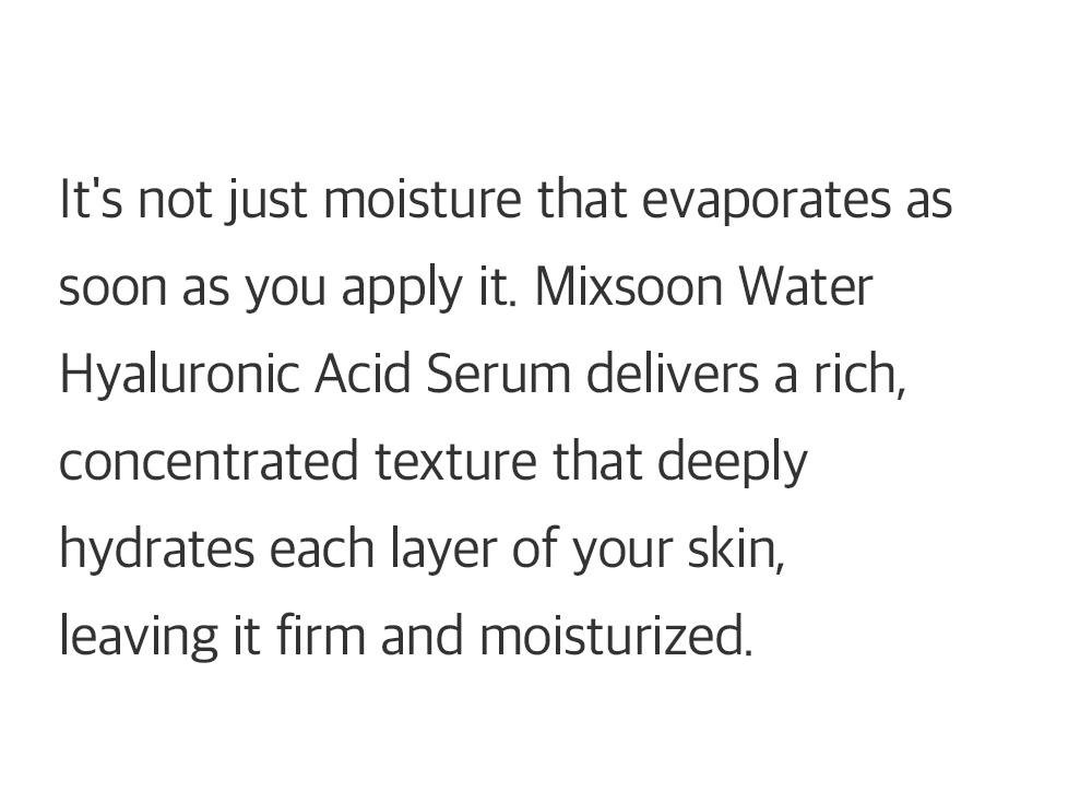mixsoon Glacier Water Hyaluronic Acid Serum 10.14 fl. oz.(300ml) detail 6