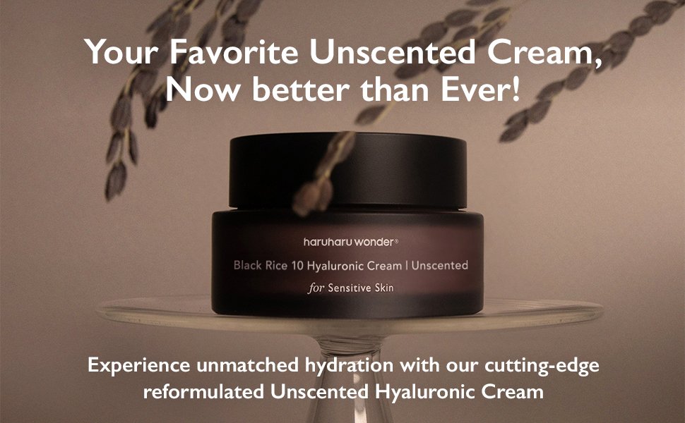 HARUHARU WONDER Black Rice 10 Hyaluronic Cream (unscented) 1.6 fl. oz.(50ml) detail 1