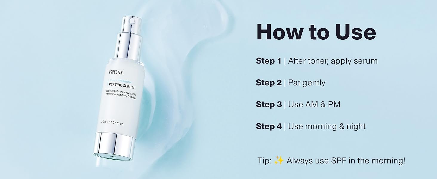 ROVECTIN Aqua Peptide Serum 1.01 fl. oz.(30ml) detail 6