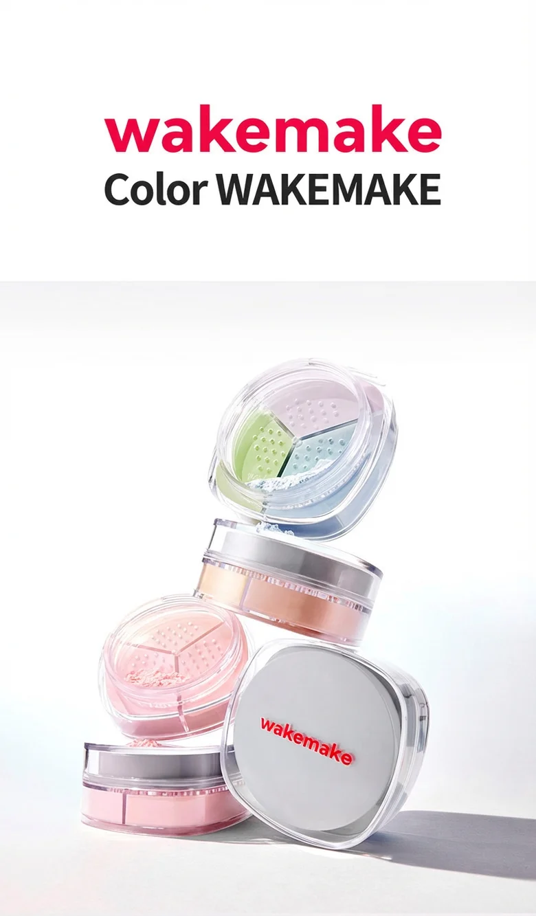 [3colors] WAKE MAKE Stay Fixer Multi Color Powder detail 1