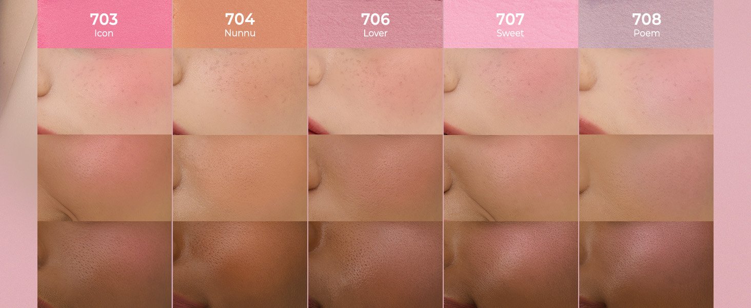[9colors] Laka Love Silk Blush 0.18 oz.(5.2g) detail 6