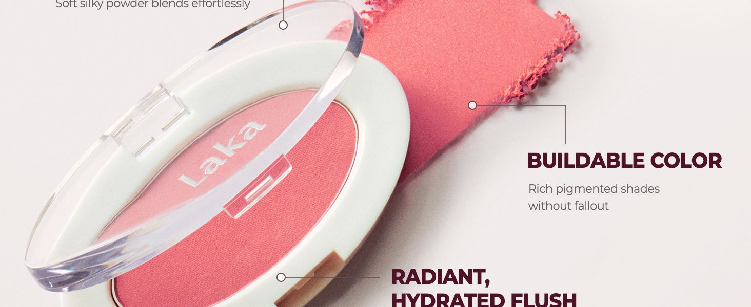 [9colors] Laka Love Silk Blush 0.18 oz.(5.2g) detail 2