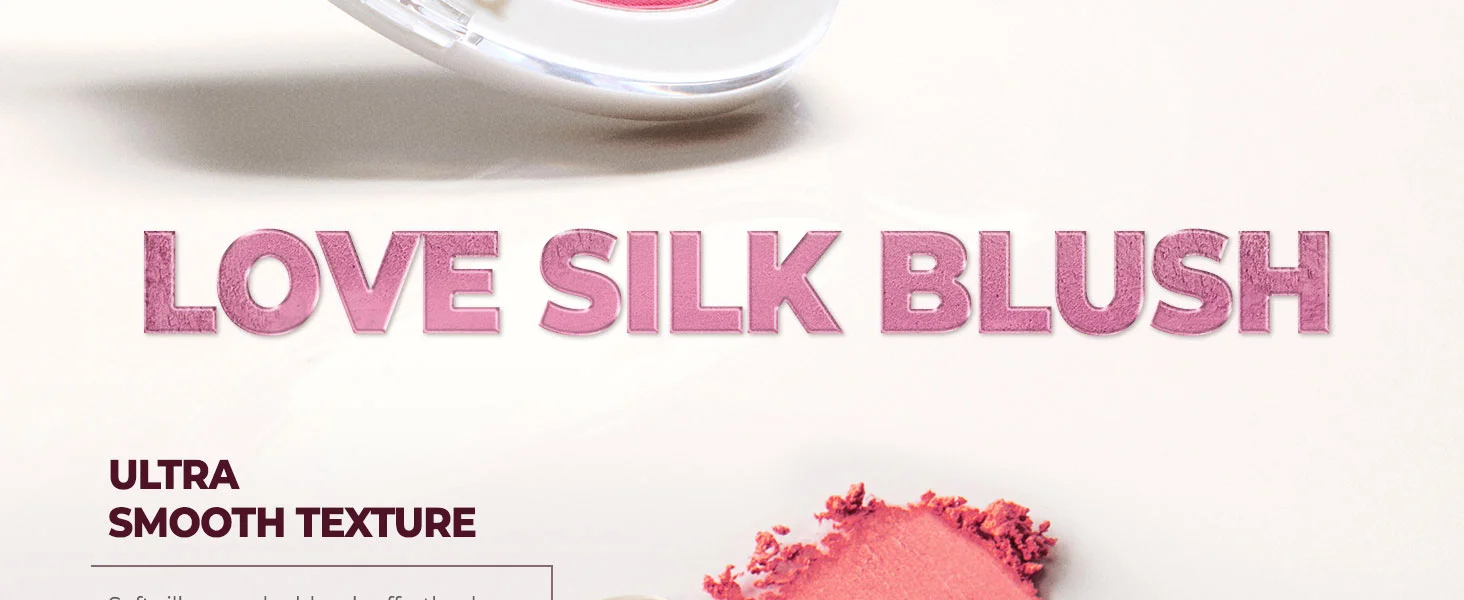 [9colors] Laka Love Silk Blush 0.18 oz.(5.2g) detail 1