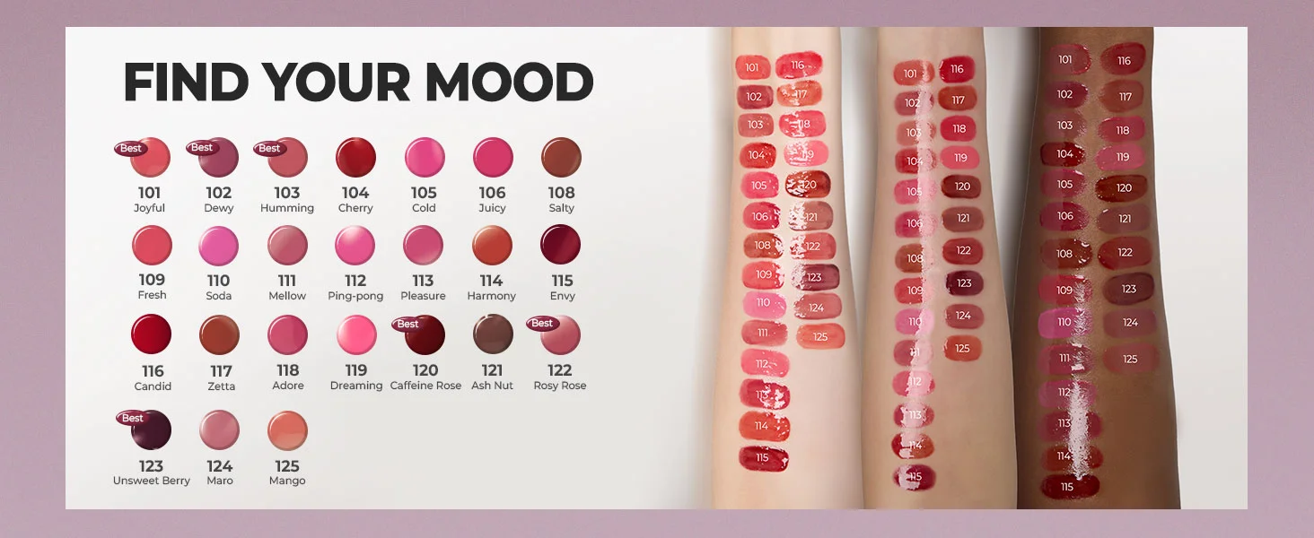 [20colors] Laka Fruity Glam Tint 0.15 oz.(4.5g) detail 10