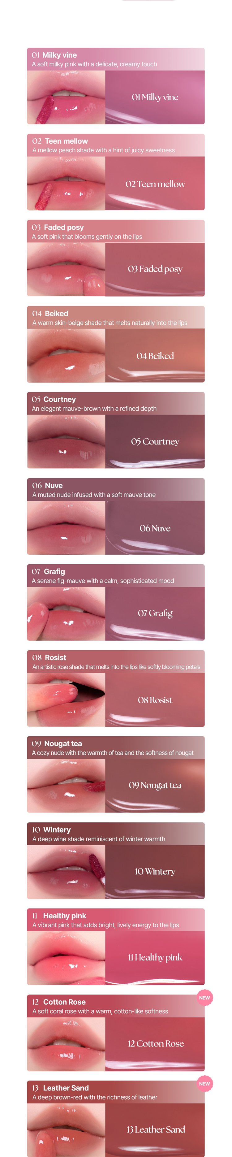 [13colors] WAKE MAKE Waterful Glow Tint 0.16 oz.(4.6g) detail 3