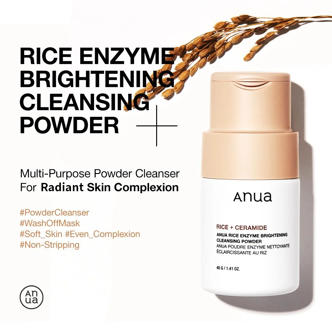 Anua Rice Enzyme Brightening Cleansing Powder 1.41 fl. oz.(40g) detail 1