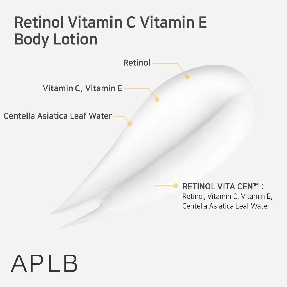 APLB Retinol Vitamin C Vitamin E Body Lotion 10.14 fl. oz.(300ml) detail 3