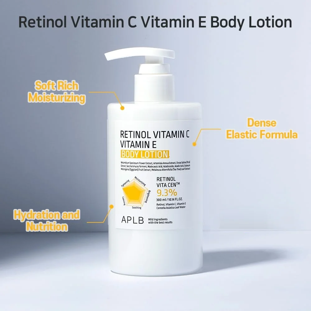 APLB Retinol Vitamin C Vitamin E Body Lotion 10.14 fl. oz.(300ml) detail 4