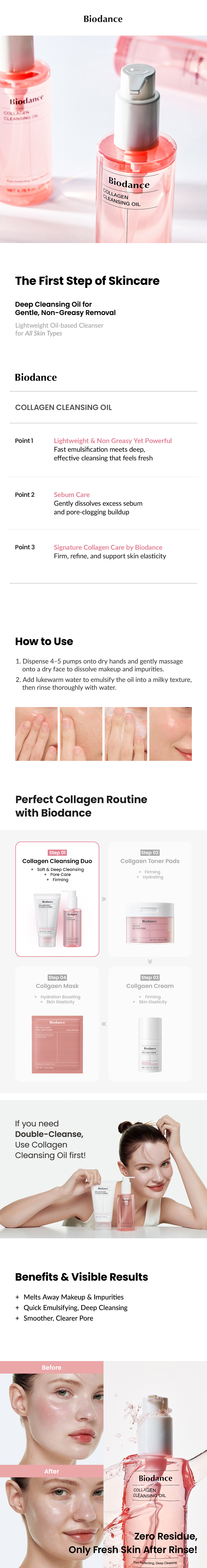 Biodance Collagen Cleansing Oil 6.76 fl. oz. (200ml) detail 1