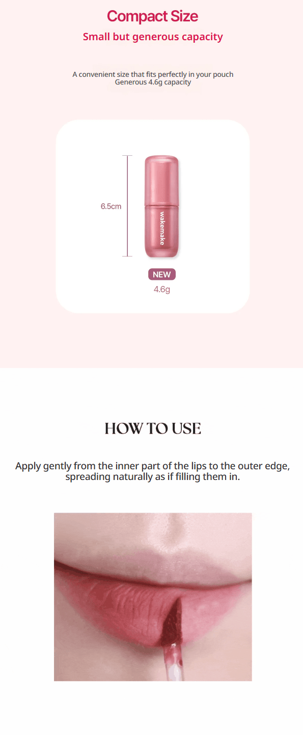 [14colors] WAKE MAKE Water Blurring Layer Tint 0.16 oz.(4.6g) detail 6