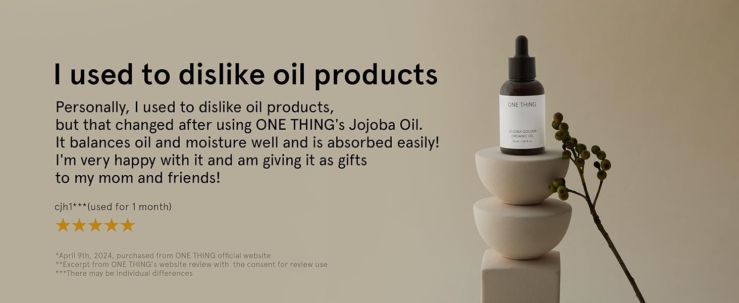 ONE THING Jojoba Golden Organic Oil 1.69 fl. oz.(50ml) detail 5