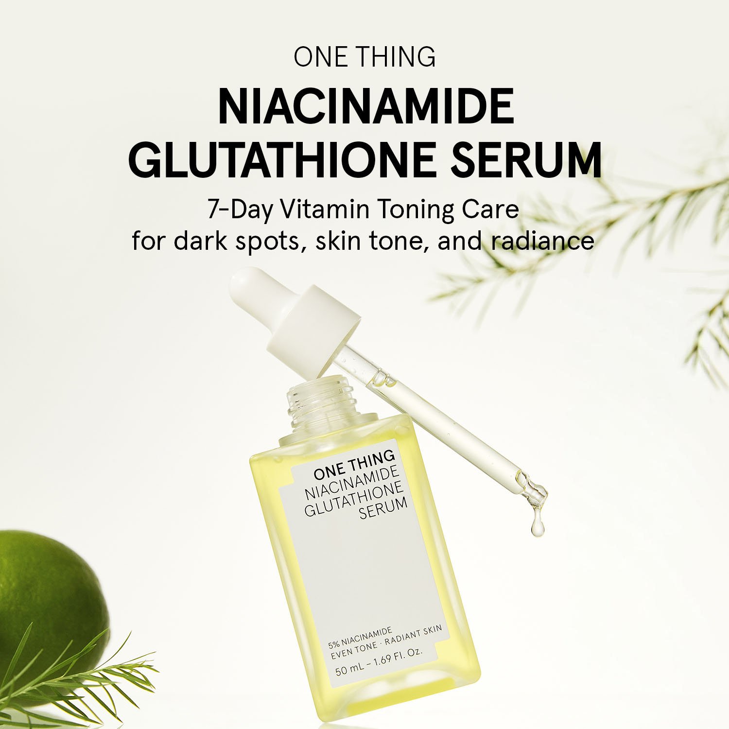 ONE THING Niacinamide Glutathione Serum 1.69 fl. oz.(50ml) detail 1