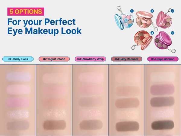 [5colors] fwee Pocket Eye Palette 0.23 oz.(6.6g) detail 3