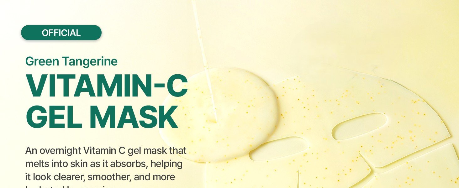 GOODAL Green Tangerine Vita C Dark Spot Care Gel Mask 1ea 1.51 oz.(43g) detail 1