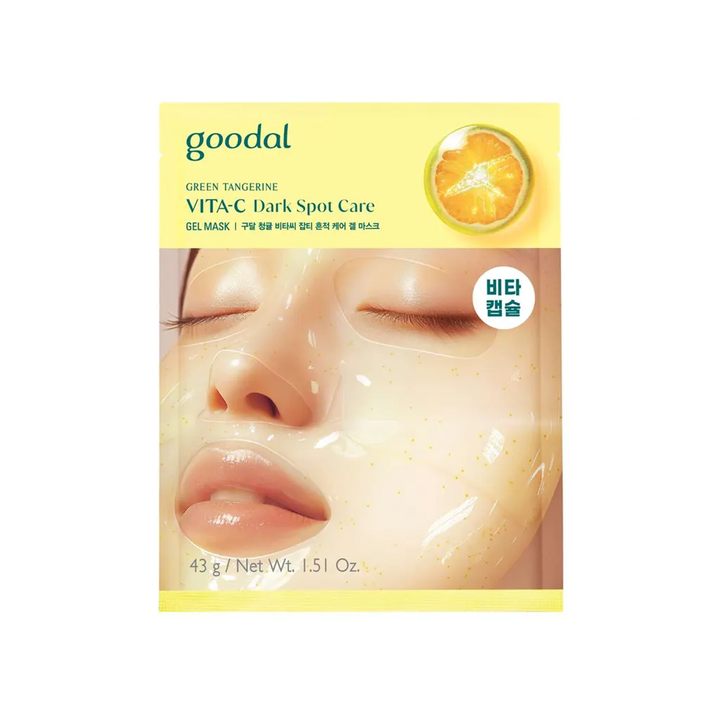 GOODAL Green Tangerine Vita C Dark Spot Care Gel Mask 1ea 1.51 oz.(43g)
