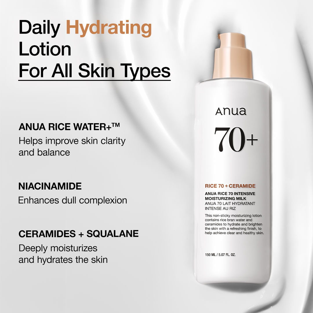 Anua Rice 70 Intensive Moisturizing Milk 5.07 fl. oz.(150ml) - Image 3 of 4