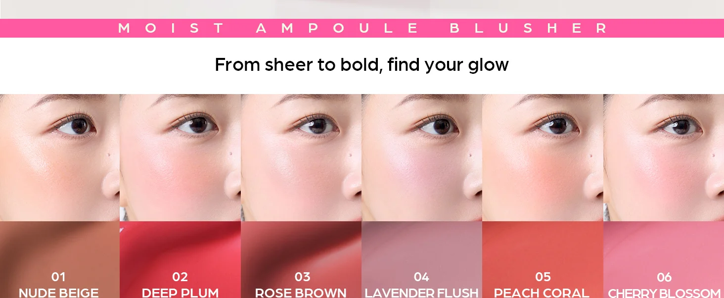 [11colors] House of Hur Moist Ampoule Blusher 0.67 fl. oz.(20ml) detail 4
