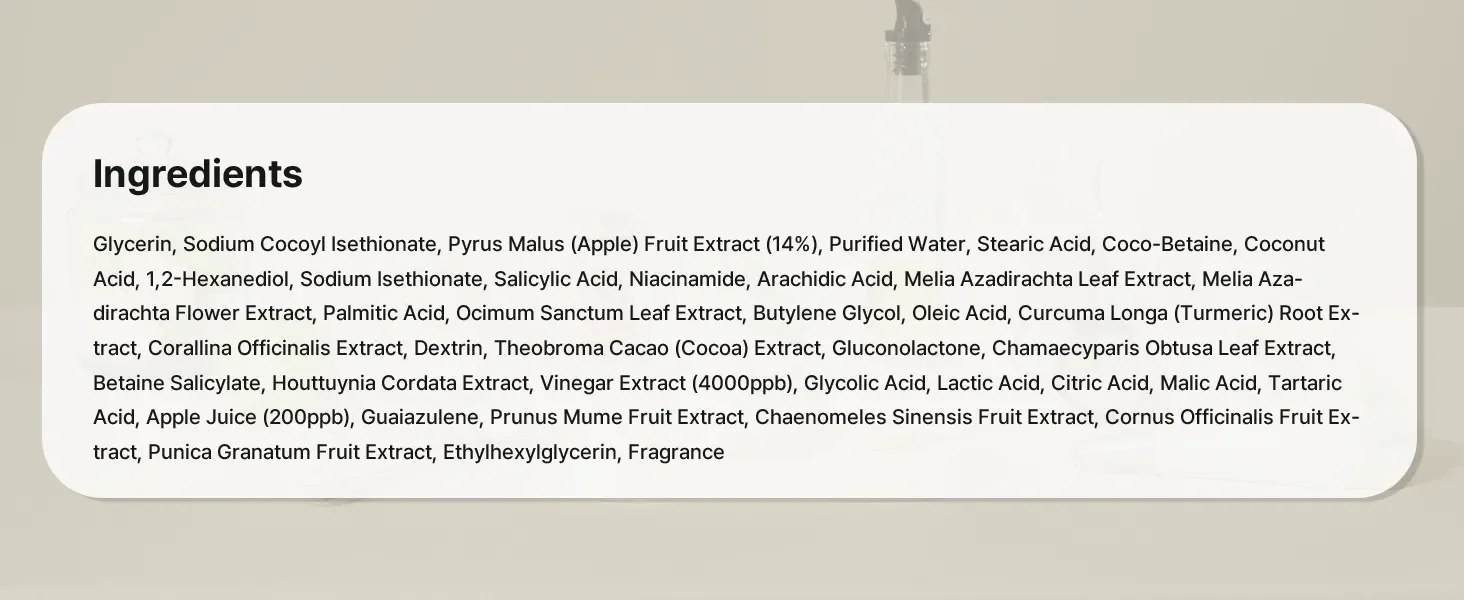 Ariul Apple Cider Whipping Cream Cleanser 6.76 fl. oz.(200ml) detail 5