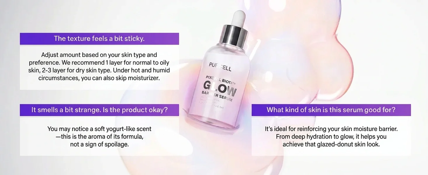 PURCELL Pixcell Biom™ Glow Barrier Serum 1.69 fl. oz.(50ml) detail 5