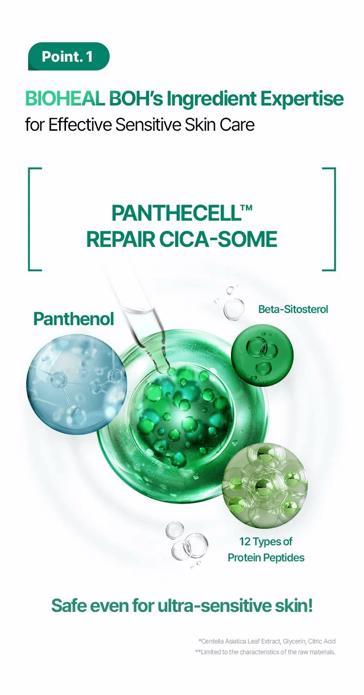 BIOHEAL BOH Panthecell Repair Cica-Some Ampoule 1.01 fl. oz.(30ml) detail 2