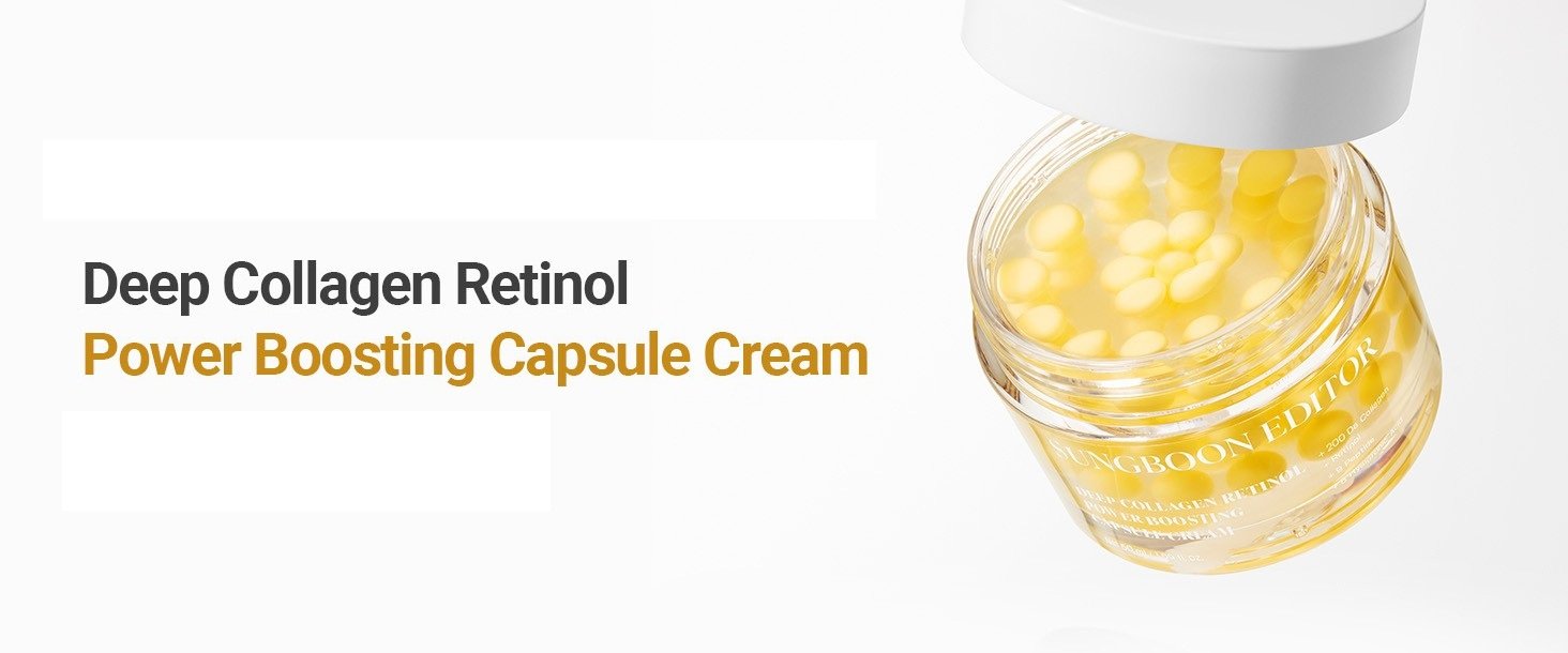 SUNGBOON EDITOR Deep Collagen Retinol Power Boosting Capsule Cream 1.69 fl. oz.(50ml) detail 1
