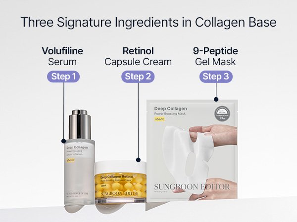 SUNGBOON EDITOR Deep Collagen Power Boosting Cream In Serum 1.01 fl. oz.(30ml) detail 12