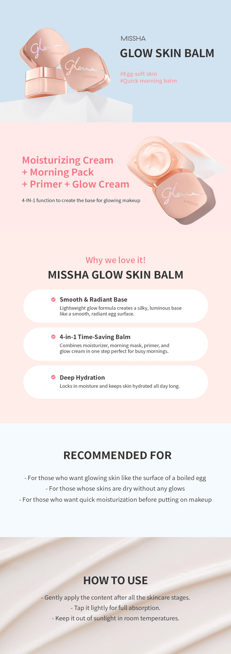 MISSHA Glow Skin Balm 1.69 fl. oz.(50ml) detail 1