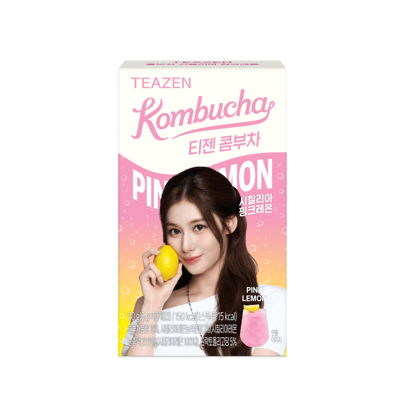 Teazen Kombucha Sicilia Pink Lemon 0.18 oz.(5g) x 10ea detail 1