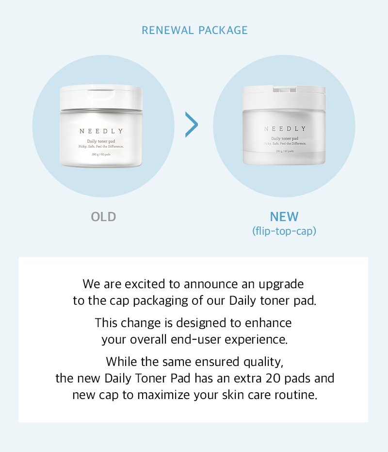 NEEDLY Daily Toner Pad 10.93 oz.(310g) 80ea + 20ea detail 2