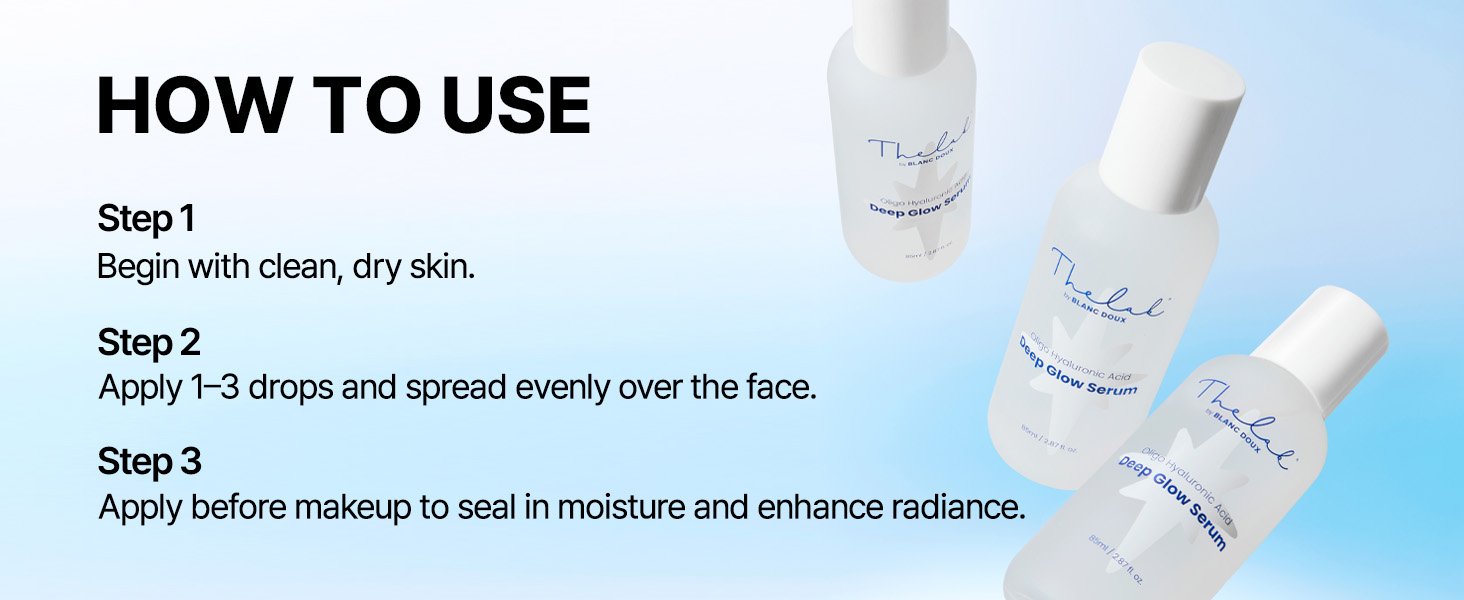 THE LAB by blanc doux Oligo Hyaluronic Acid Deep Glow Serum 2.87 fl. oz.(85ml) detail 5