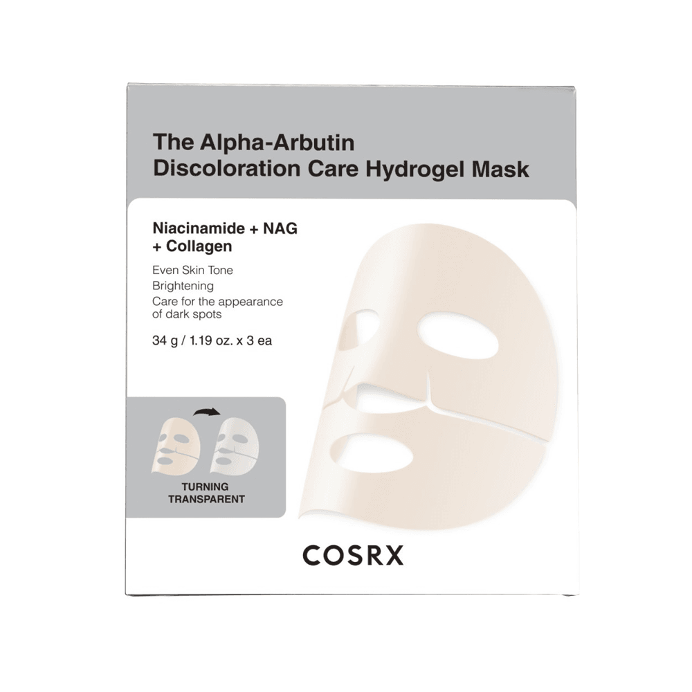 COSRX The Alpha-arbutin Discoloration Care Hydrogel Mask 3ea 1.19 oz.(34g) detail 1