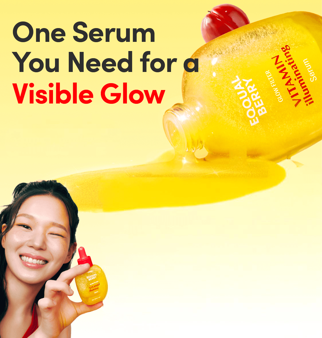 EQQUALBERRY Vitamin Illuminating Serum 1.01 fl. oz.(30ml) detail 1